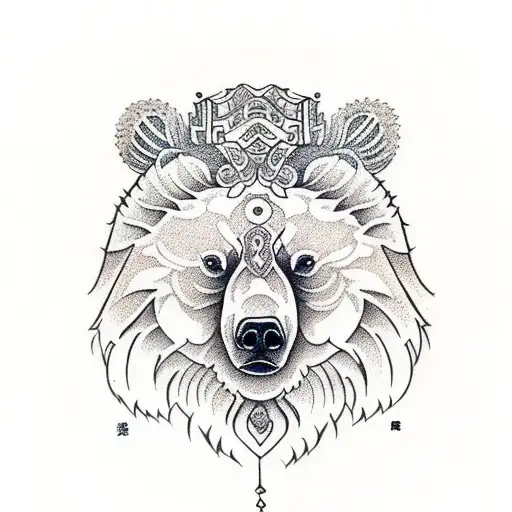 White And Brown Bear