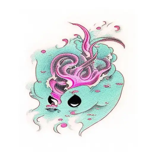 A Broken Heart That Burns With Pink Fire