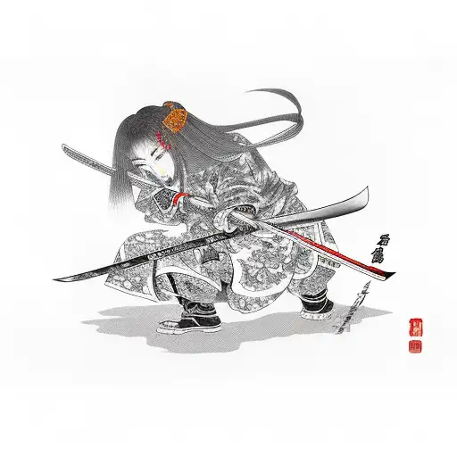 Guicha Holding Katana