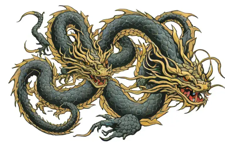 Dragon Yin Yan Scorpion