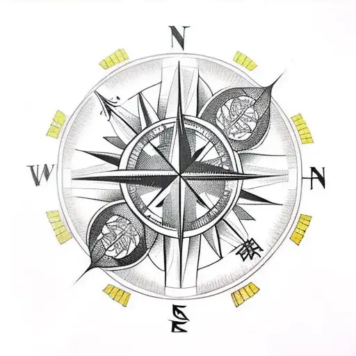 Compass And Hummingbird