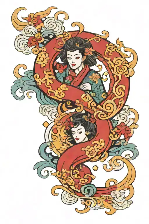 Gemini Zodiac Sign Sleeve