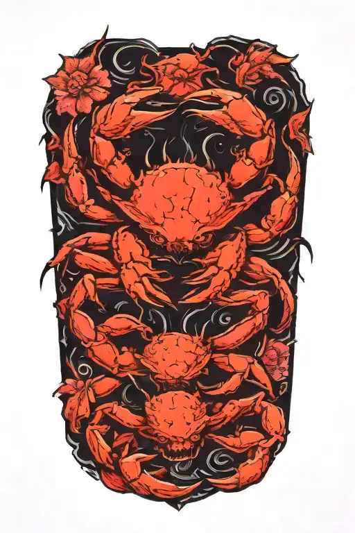 Crab Being Crushed Skull