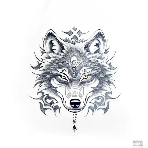 Wolf Oni Mask