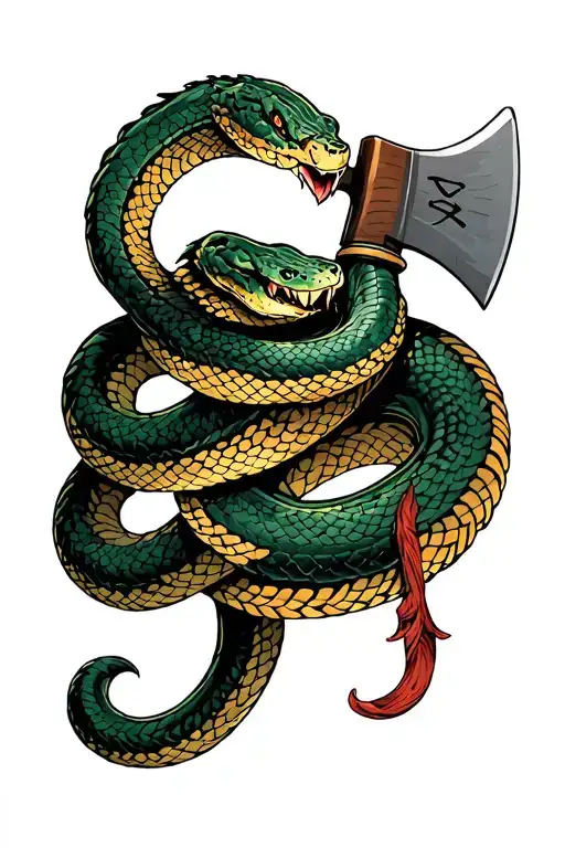 Snake Wrap Axe