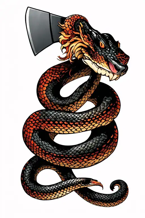 Snake Wrap Axe