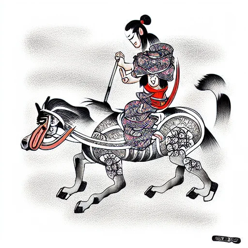 Sausage Riding A Horse