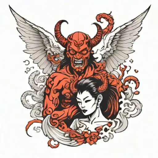 Devil And Angel In One Person