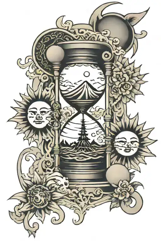 Sun And Moon Hourglass