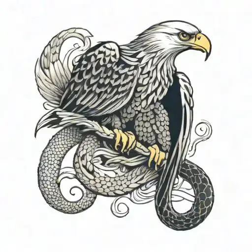 Eagle And Snake