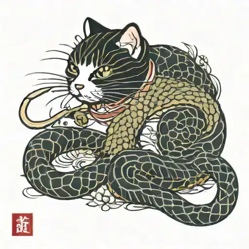 A Snake A Cat A Rat And A Dog