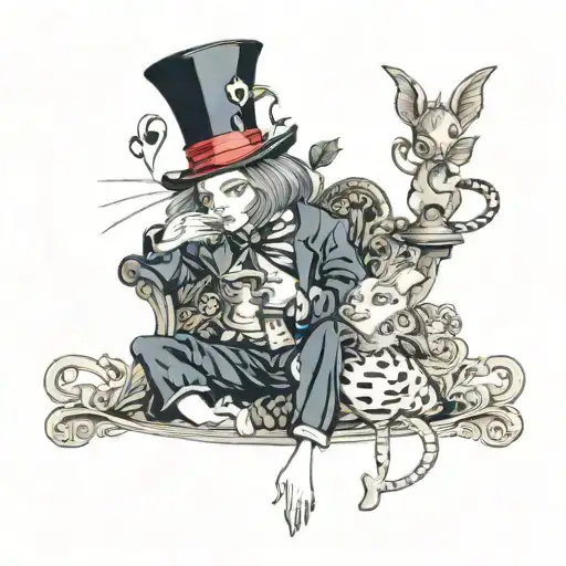 Characters From The Alice In Wonderland