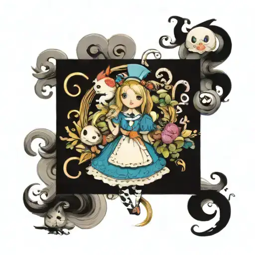 Characters From The Alice In Wonderland