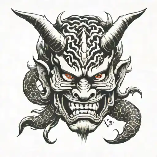 Oni Demon Mask
