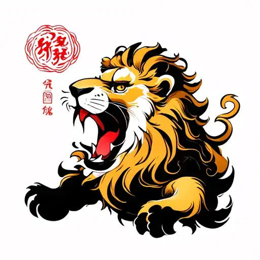 Lion Roaring