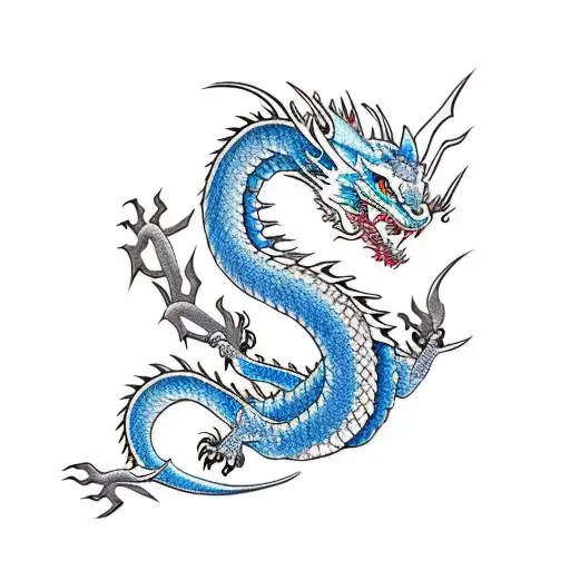 Elegant Dragon Full Body