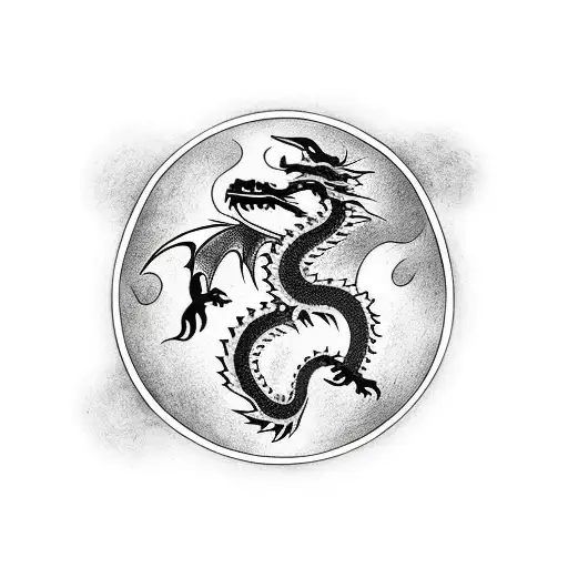 Dragon Attack In Forest