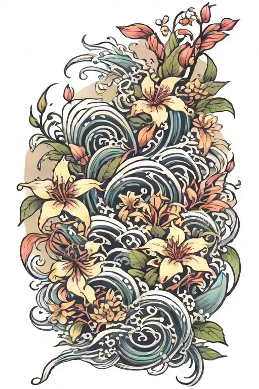 Full Leg Lycoris Sakura Color