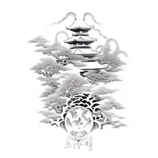 A Philosophical Quote Surrounded By A Lush Forest And Animals