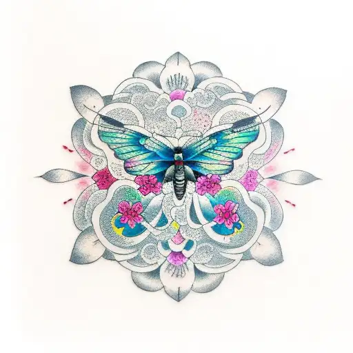 Flower Moon Butterfly