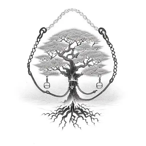 Tree Of Death With Chains