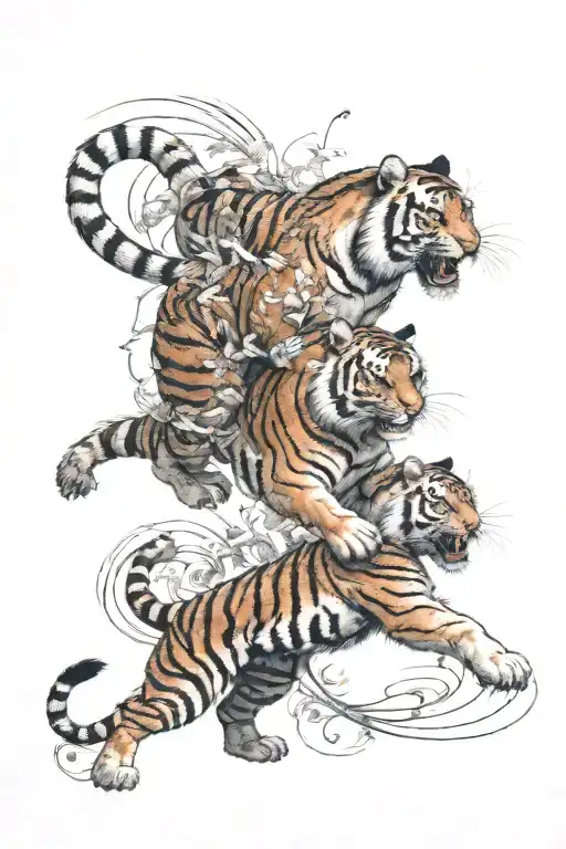 Tiger Fighting
