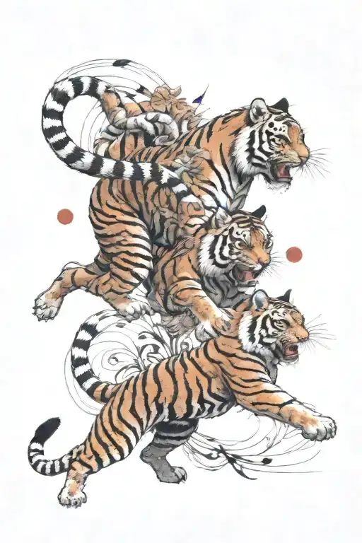 Tiger Fighting