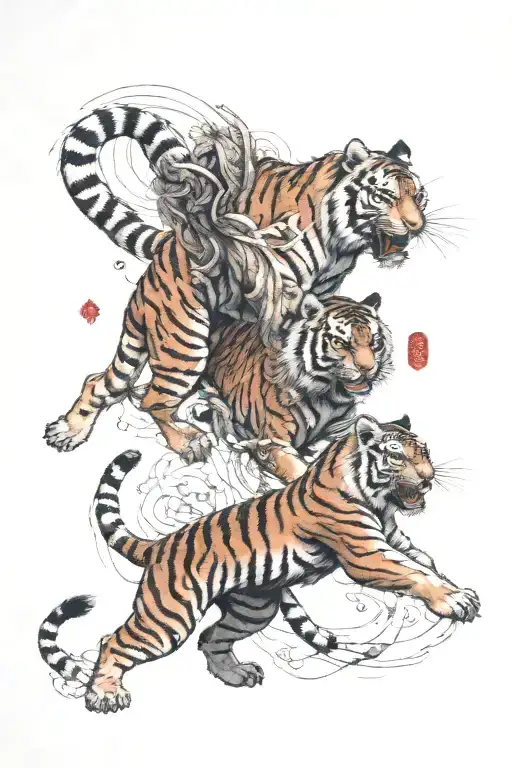 Tiger Fighting