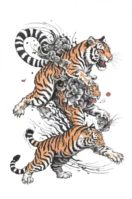 Tiger Fighting