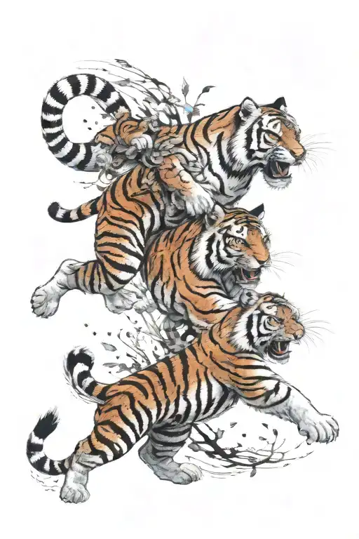Tiger Fighting