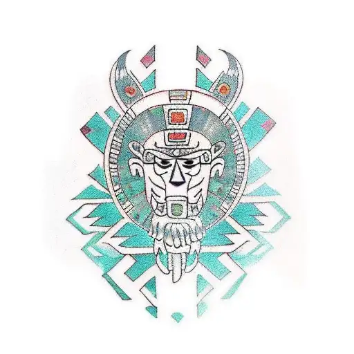 Aztec Totem Half Sleeve