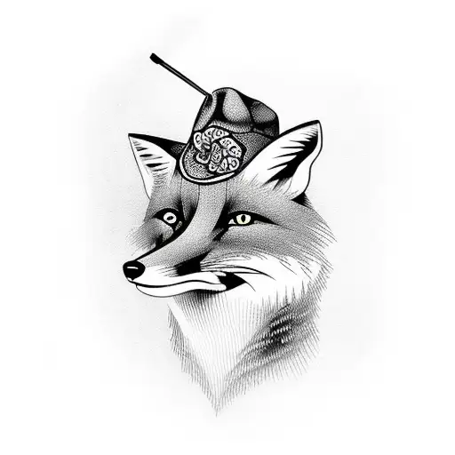 Fox With Hat
