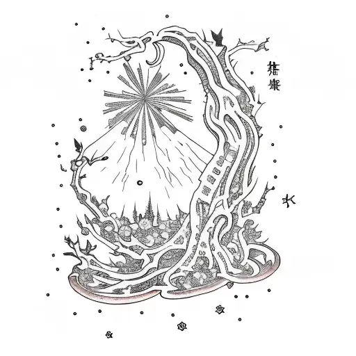 A Methuselah Tree With Galaxies