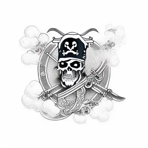 Pirate Drinking Poison