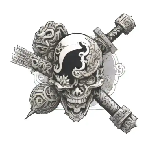 Make Me A Tattoo That Covers The Whole Arm With A Design Of The Nordic Tribes