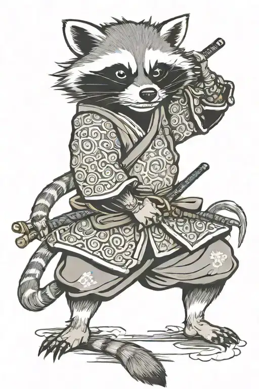 Samurai Raccoon