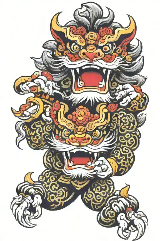 Lion Dance Inspired