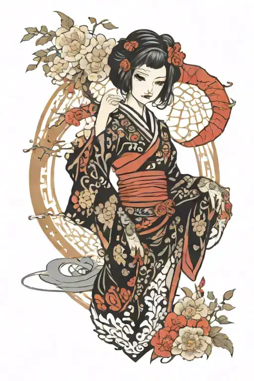 Girl With Gothic Dress