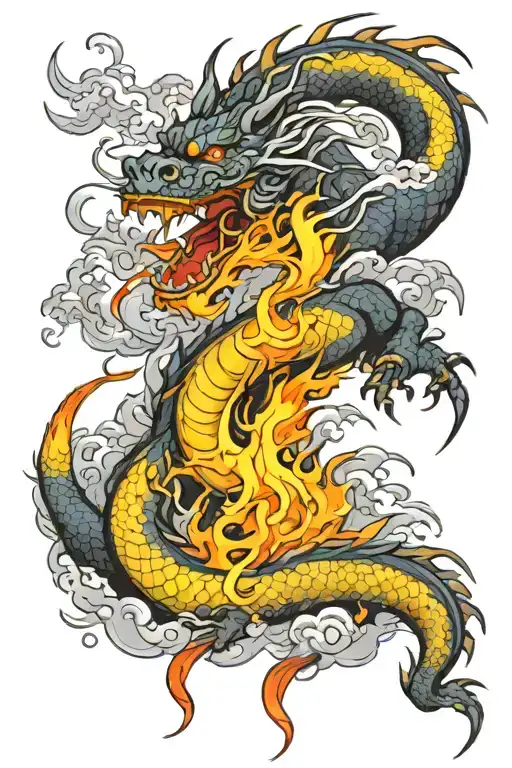 Dragon Breathing Fire