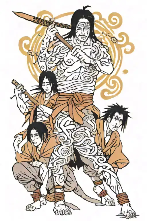 Itachi And Eren With Zeus Longslave