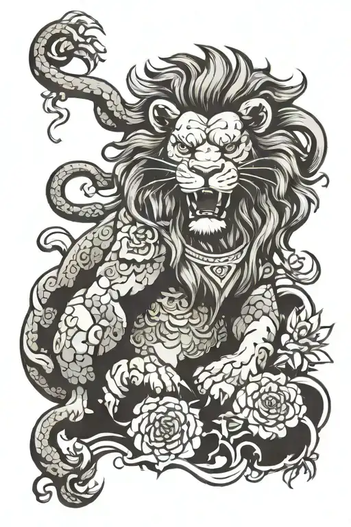 Leo Lion For Chest
