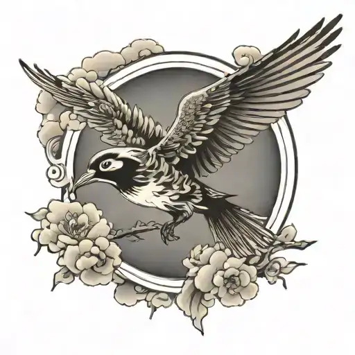 Bird Flying In The Sky