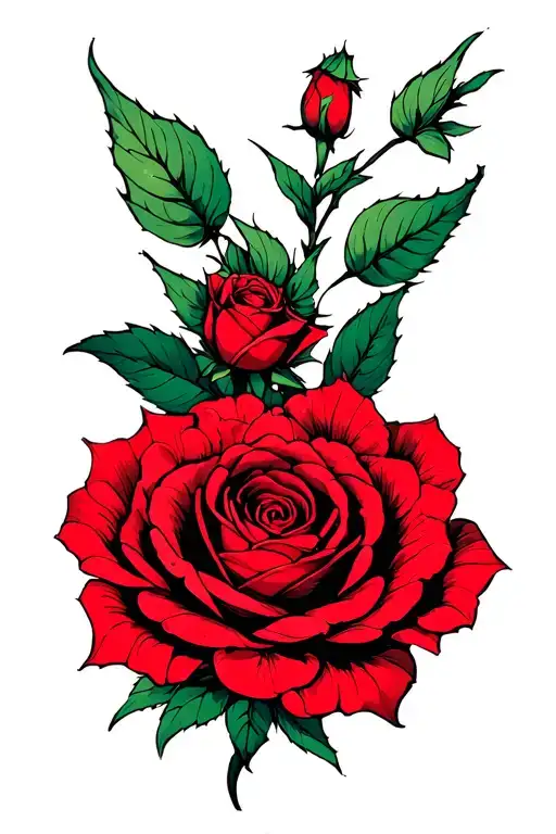 Crashed Rose Flower Of Rebirth