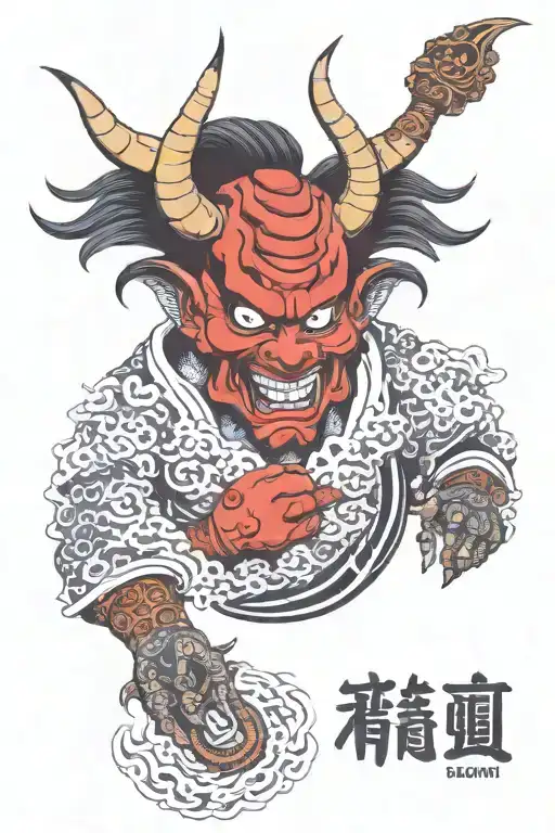Geisha Oni Demon