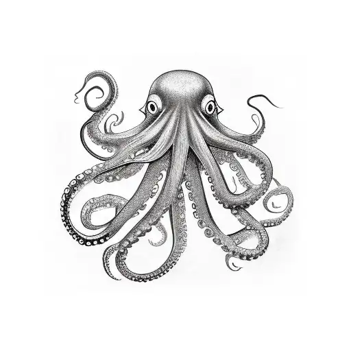 Octopus With Albatross