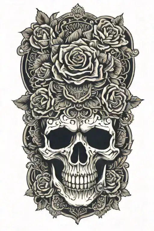 Skull And Roses