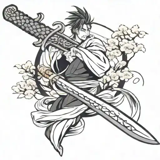 Combine A Traditional Japanese Sword With A Modern Twist Inspired By Bleach Anime Characters
