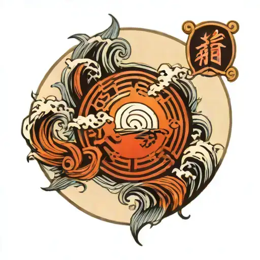 Earth And Water Element Sign Incorporated