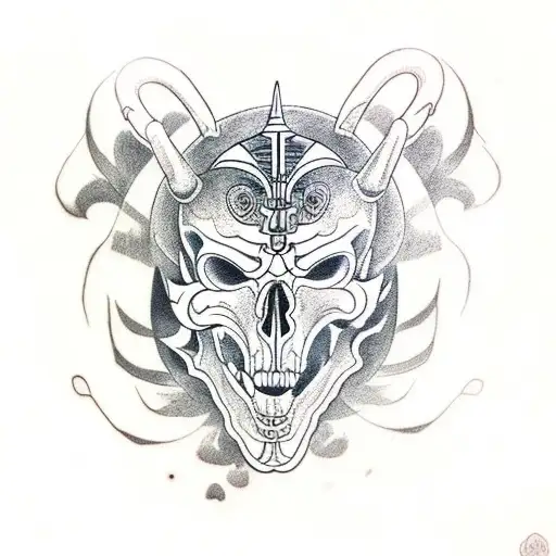 Anubis Skull With Body