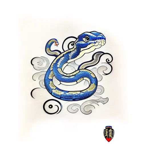 A Snake Inter Milan Logo